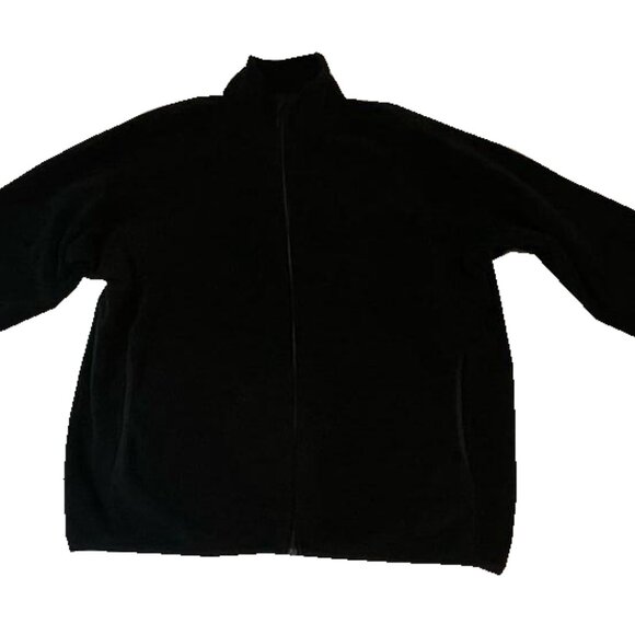 Black Uniqlo Zip up Fleece - Picture 2 of 3
